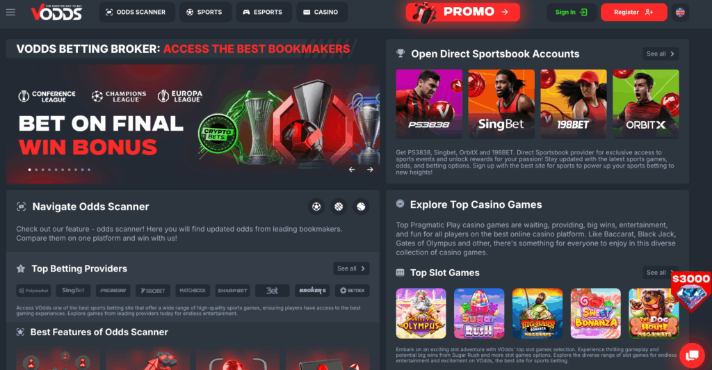 vodds homepage